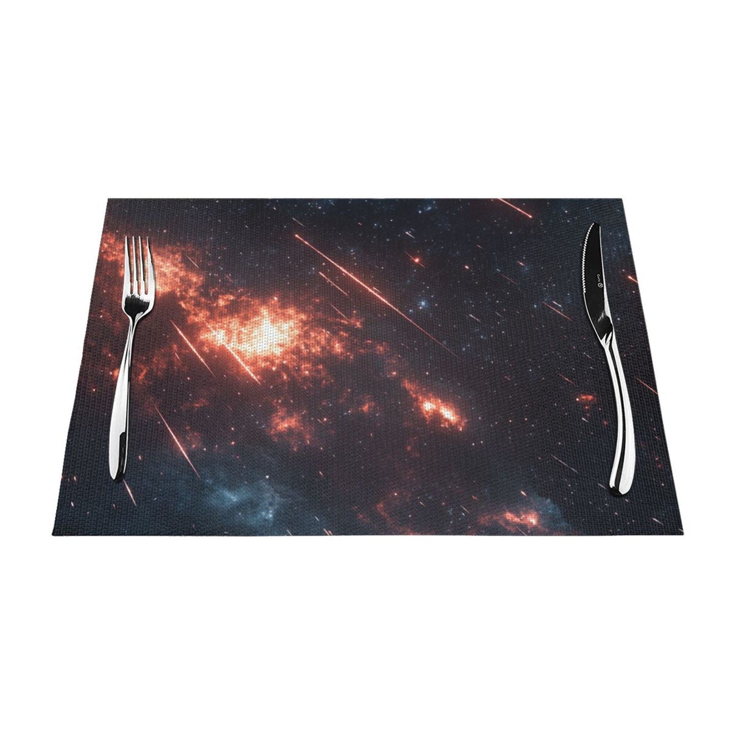 Cosmic Galaxy Themed Placemat, Creative Design, Waterproof and Durable